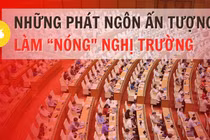 Những phát ngôn ấn tượng làm “nóng” nghị trường kỳ họp thứ 6 tuần qua