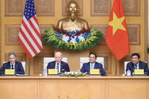 Thủ tướng và Tổng thống Joe Biden dự Hội nghị cấp cao Việt Nam-Hoa Kỳ