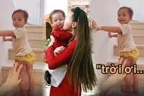 Hà Hồ ngỡ ngàng khi thấy con gái Lisa nói trời ơi rõ to