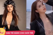 Bắt chước bra lưới Ngọc Trinh, Lương Thu Trang mặc lộn ra ngoài