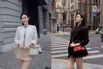 Đỗ Thị Hà chăm diện váy siêu ngắn trong các chuyến du lịch
