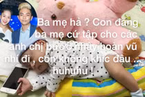 Phan Hiển khoe ảnh cận mặt con trai đầu lòng