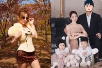 Hot face sao Việt: Huyền Baby mặc sang chảnh check in ở Hàn Quốc