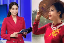 Mai Ngọc diện trang phục đỏ lên sóng, NSƯT Chiều Xuân mặc áo dài