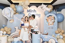 Phanh Lee tổ chức sinh nhật con trai, vẫn nhất định giấu mặt chồng