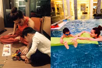 Khoảnh khắc bình yên của Hồ Ngọc Hà bên con trai