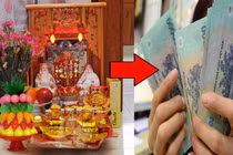 Đặt thứ này lên bàn thờ Thần Tài mọi lộc lá sẽ tíu tít tìm đến