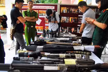 Tận mắt vũ khí nóng lực lượng 141 thu giữ 3 năm qua