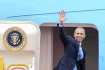 Tổng thống Barack Obama rời TP HCM, kết thúc chuyến thăm Việt Nam