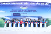 Khánh thành Nhà máy sữa nước hiện đại bậc nhất thế giới