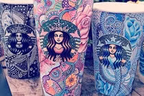 Ngắm những tác phẩm nghệ thuật trên cốc cà phê Starbucks