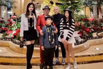 Con dâu tỷ phú Hoàng Kiều khoe ảnh đón năm mới