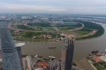 Diện mạo bán đảo Thủ Thiêm, quận 2.