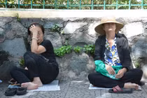 Kỳ thi THPT 2019: Xúc động hình ảnh “công cha, nghĩa mẹ“