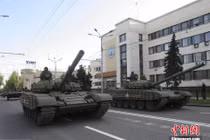 Quân ly khai Ukraine tổng duyệt duyệt binh ngày 9/5
