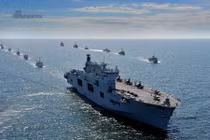 Hàng chục tàu chiến NATO giương oai trên biển Baltic