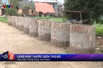 Làng “khát” nước sạch giữa Thủ đô