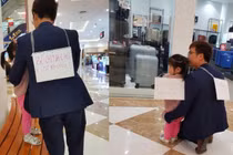 Sợ bị hiểu nhầm bắt cóc, bố hành động bá đạo khi dẫn con đi chơi