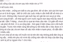 Cô vợ hào hứng truyền bí kíp hôn nhân viên mãn 