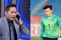 Video: BTV Quốc Khánh xin lỗi thủ môn Tiến Dũng ngay trên sóng VTV