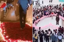 Video: Cầu hôn theo cách này thì cô gái nào chẳng "đổ rầm rầm"