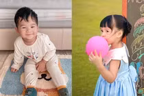 Con trai Đặng Thu Thảo 1 tuổi nhưng lớn bằng chị gái lên 3