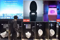 Choáng ngợp với thế giới bồn cầu vệ sinh thông minh ở CES 2019