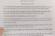 7 bài tập về nhà dịp Tết khiến học sinh đứng ngồi không yên