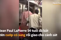 Video: Võ sĩ bắt cướp có súng trên tàu điện ngầm rồi tiếp tục thi marathon