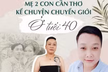 Hình ảnh đầu tiên về bà mẹ 2 con ở Cần Thơ sau khi chuyển giới