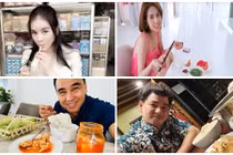 Lý Nhã Kỳ ăn sáng bắp luộc, khoai lang, loạt sao ăn đơn giản