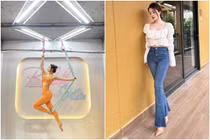 Quỳnh Nga khoe đường cong điêu luyện với dáng "thuyền ra khơi"