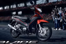 Chi tiết xe số Blade 110 sơn mờ mới của Honda VN
