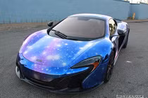 McLaren 650S Spider sặc sỡ với decal Galaxy Chrome