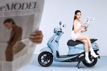 Xem xe ga Yamaha Grande đọ dáng cùng dàn hoa hậu Việt