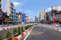  Cận cảnh hầm chui Lê Văn Lương - Khuất Duy Tiến trước ngày khánh thành