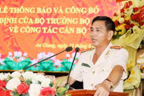 Chân dung tân Phó Giám đốc Công an tỉnh An Giang Trần Văn Cung 