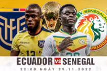 Nhận định soi kèo Ecuador vs Senegal 22h 29/11 bảng A World Cup 2022