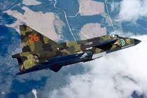 Cận cảnh chiến đấu cơ SAAB AJ-37 Viggen của Thụy Điển