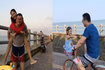 Chồng Trung Quốc hết mực yêu chiều Hương Giang và 2 con