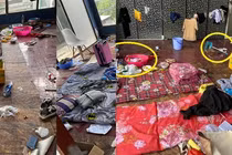 Chủ nhà “sốc” nhìn phòng trọ bị 3 cô gái biến thành bãi rác