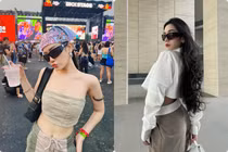 Hot girl Việt lên báo Trung khoe khung xương đáng điểm 10