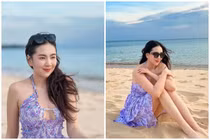 “Nữ MC xinh nhất VTV” diện váy “thiếu vải” du xuân đầu năm