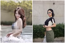 “Hot girl tạp hóa” diện hai mảnh “nóng” hơn nhiệt độ Hà Nội