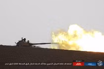 Ảnh: Trận đấu xe tăng ác liệt trên trục Palmyra-Deir Ezzor