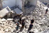 Cảnh đổ nát tại Syria khi thỏa thuận ngừng bắn bị phá vỡ