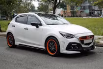 Cận cảnh Mazda 2 siêu thể thao của dân chơi Hậu Giang