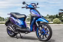 Piaggio Liberty bản độ “tắc kè hoa” độc nhất Sài Gòn