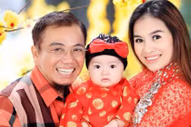 Nhan sắc xinh đẹp của vợ danh hài Hồng Tơ 