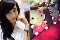 Xe hơi toàn màu hồng của cô gái Thanh Hóa gây sốt mạng